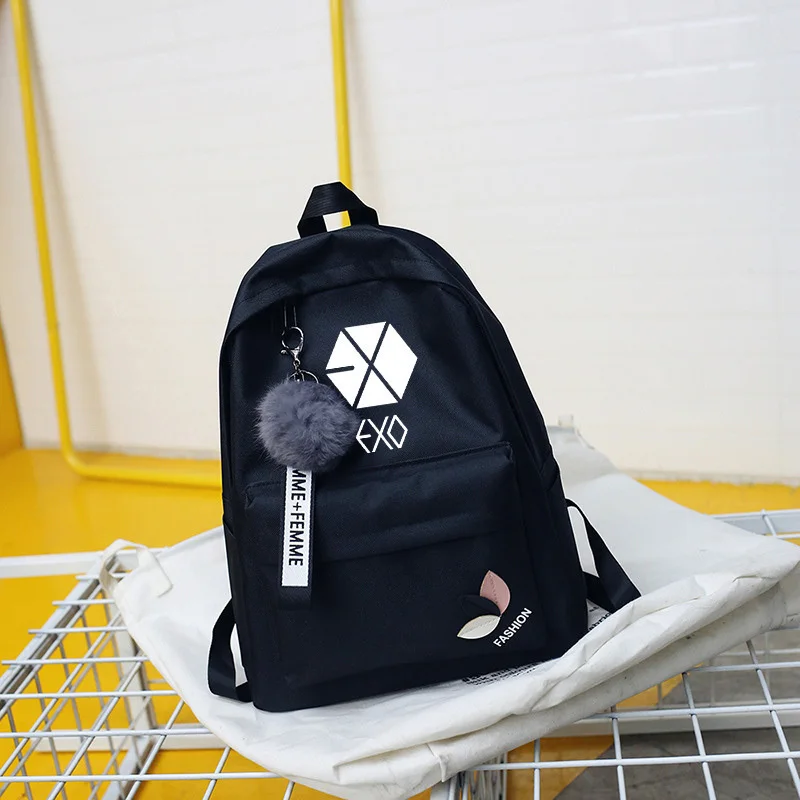 Wanna One Exo Twice Got7 рюкзаки ateez Monsta X Kpop женский рюкзак сумка рюкзак для девочки-подростка K Pop школьный мешок A Dos