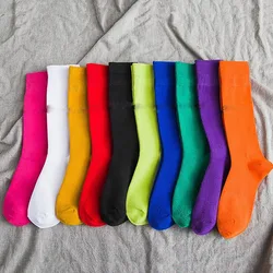 2019 New tide brand women's socks letter high socks cotton colorful Harajuku female skateboarder socks 2019 New tide brand women's socks letter high socks cotton colorful Harajuku female skateboarder socks