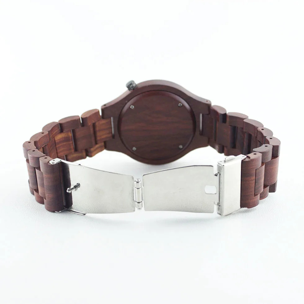 ALK wood watch 2017 fahsion quartz lovers watch natural wooden wristwatches male female casual pointer clock dropshipping