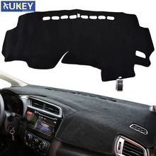 Xukey Dash коврик приборная панель Крышка dashковрик для Honda Fit Jazz MK3 LHD