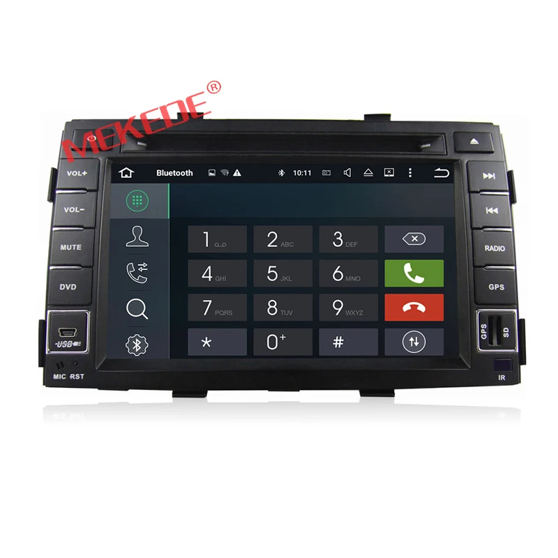 Sale Free shipping 7inch  Android7.1 2G ARM  for KIA Sorento 2010 2011 2012 car audio radio player with gps navigator  dvd player 5