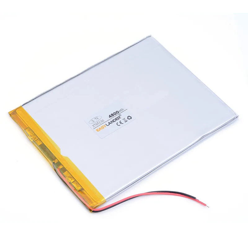 

large capacity 3.7 V 3795130 tablet battery 4800 mah each brand tablet universal rechargeable lithium batteries