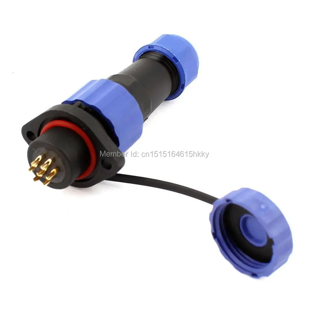 

SD16 16mm 7 Pin Flange Waterproof Aviation Connector Plug Socket Straight IP68