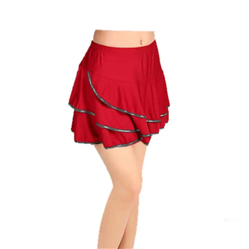 

Spring and autumn new women's large size Latin skirt pleated skirt