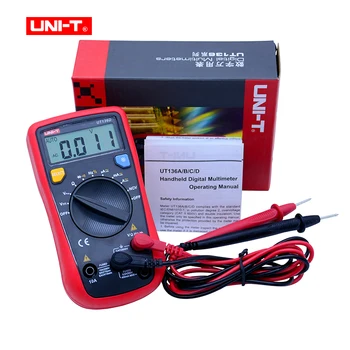 

UNI-T UT136D Auto Range LCR Meter Multitester Data Hold DMM Digital Multimeters w/ Frequency Duty Cycle Test