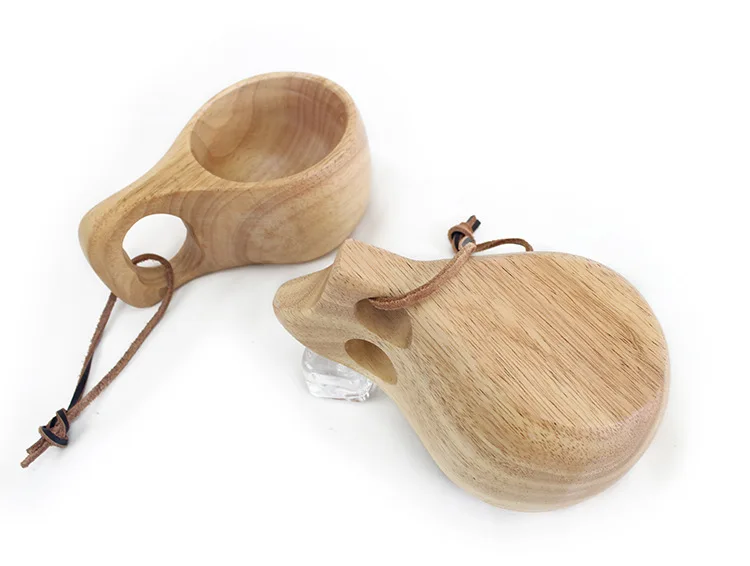 60 шт./лот Kuksa чашка новая Финляндия ручной работы портативная деревянная для кофе