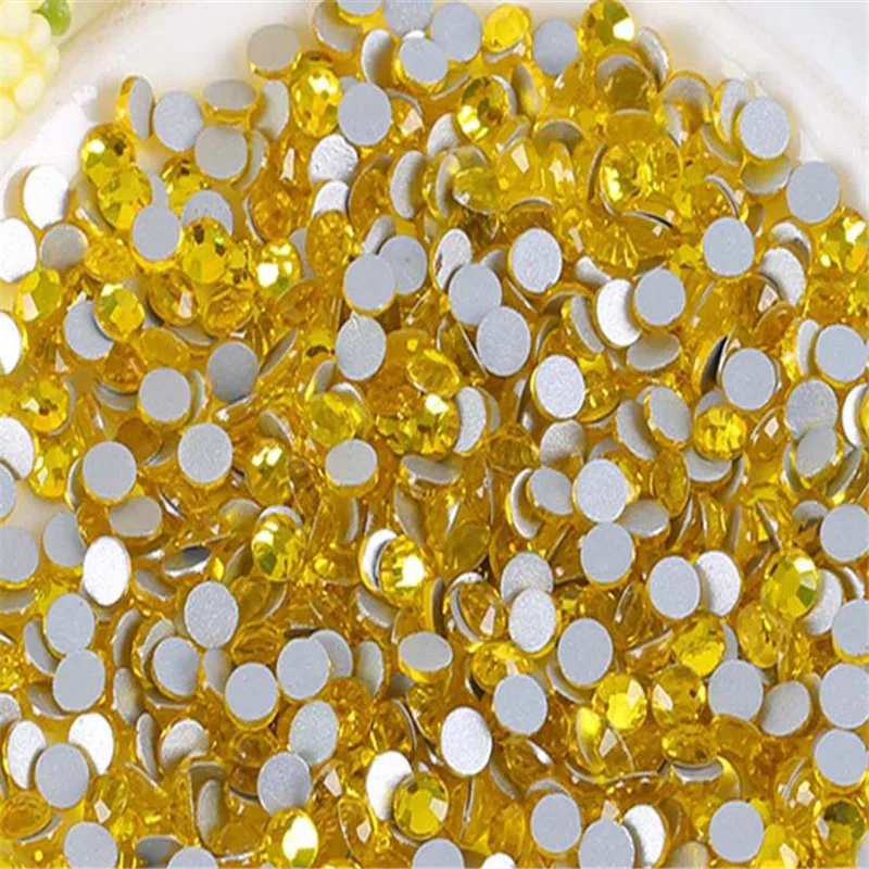 1440pcs/bag Multicolor Round Flatback Loose Rhinestones Faceted Glass Craft Crystal Beads DIY Jewelry Accessories | Украшения и
