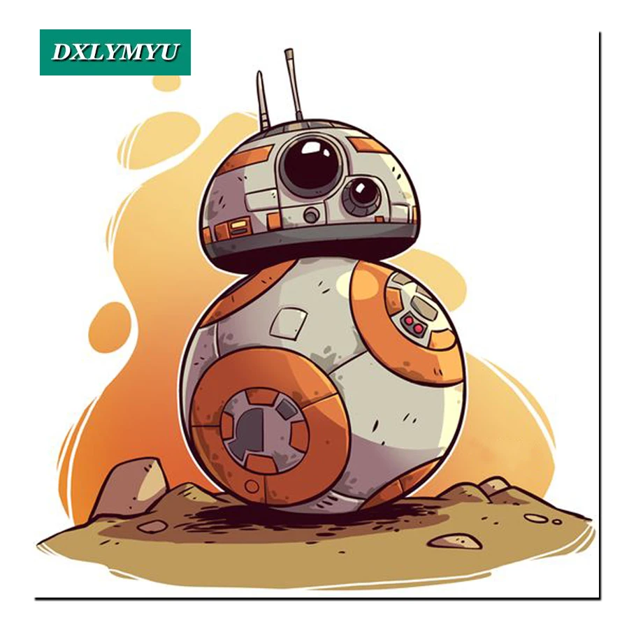 

Full rhinestone 5D diy diamond Painting cross stitch diamond embroidery mosaic making cartoon star wars picture children gift