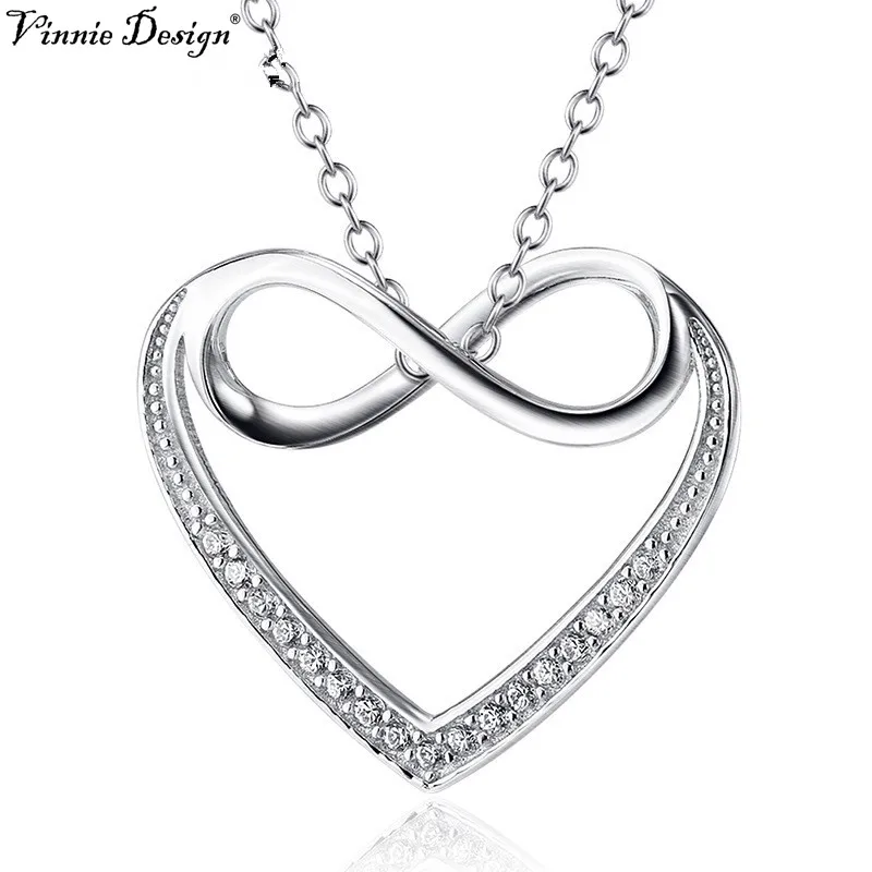 Infini Coeur Pendentif Collier Mode Femmes Bijoux Saint Valentin Cadeaux Cadeau De Noel Aliexpress