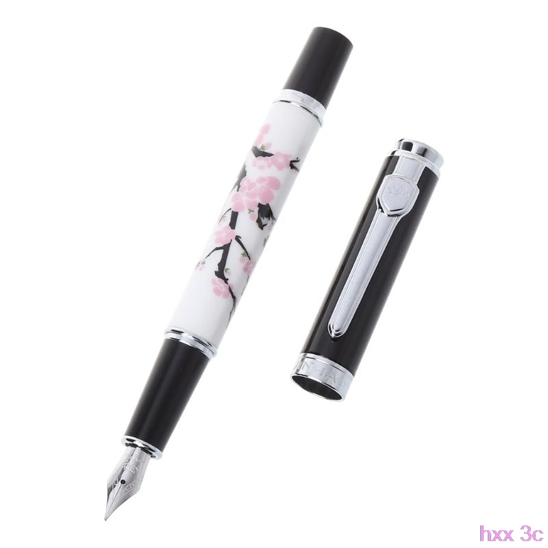 

Fountain Pen Medium Nib 0.5mm Business Supplies For School Student Plum Blossom