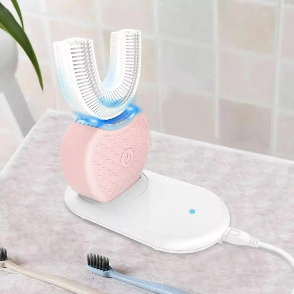 360 ° Automatic Sonic Electric Toothbrush Waterproof Intelligent U Type Automatic Toothbrush Whitening Electric Toothbrush 360 ° Automatic Sonic Electric Toothbrush Waterproof Intelligent U Type Automatic Toothbrush Whitening Electric Toothbrush