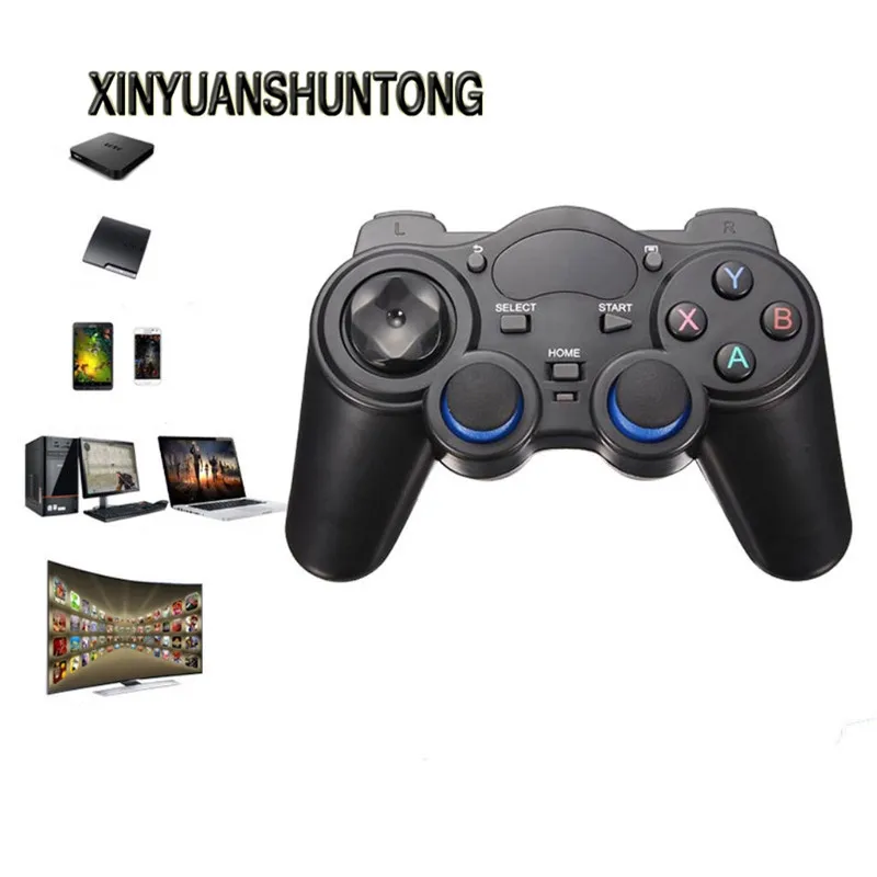 

XINYUANSHUNTONG Game Accessory 2.4G Wireless Controller Gamepad + Micro USB OTG Converter For PS3