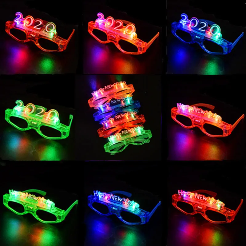 

LED Flashing Glowing Light Glasses Supplies 2020 Costume Cosplay Birthday Party for Boy Girl Adult Concert Eye Mask