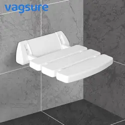 Складное настенное крепление Душ сиденья ABS и Алюминий сплав ободок для унитаза душ стул Экономия пространства Ванная комната душевые