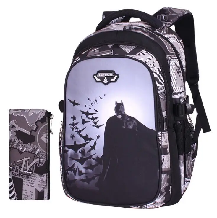 

Children School bags Orthopedic Backpack schoolbags kids Children travel backpack school Backpack Boys Batman Casual Rucksack
