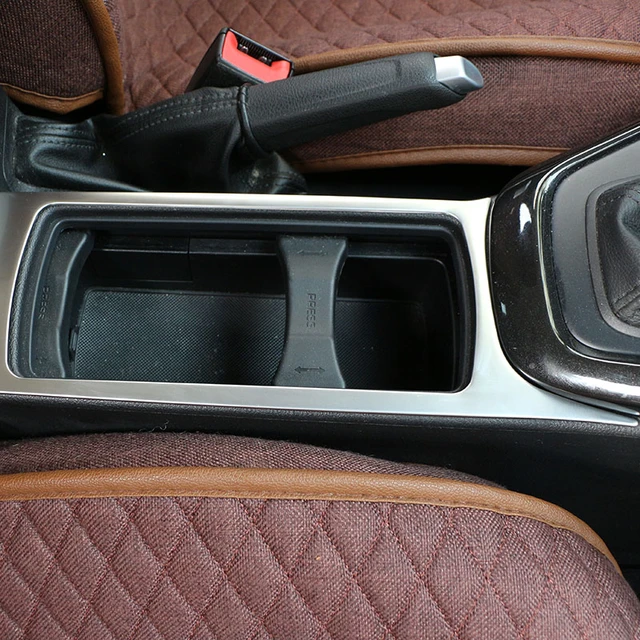 Carmilla Edelstahl Auto Trim Wasser Tasse Halter Rahmen Aufkleber für Ford  Focus 3 4 MK3 MK4 2015 - 2018 teile Zubehör - AliExpress