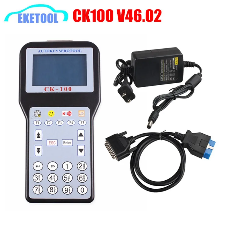

DHL FREE CK100 V46.02 Real Version Gray Screen Auto Key Programmer Add New Car Model With 1024 Tokens CK-100 SBB Update Verion
