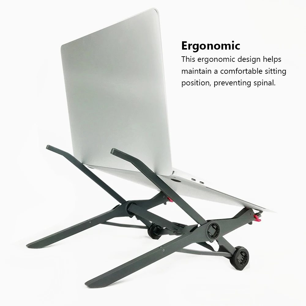 K1 Notebook Holder PLUS Portable Stand Adjustable Foldable Holder Support Bracket for Laptop PC for Macbook Gaming Pad K1 Notebook Holder PLUS Portable Stand Adjustable Foldable Holder Support Bracket for Laptop PC for Macbook Gaming Pad
