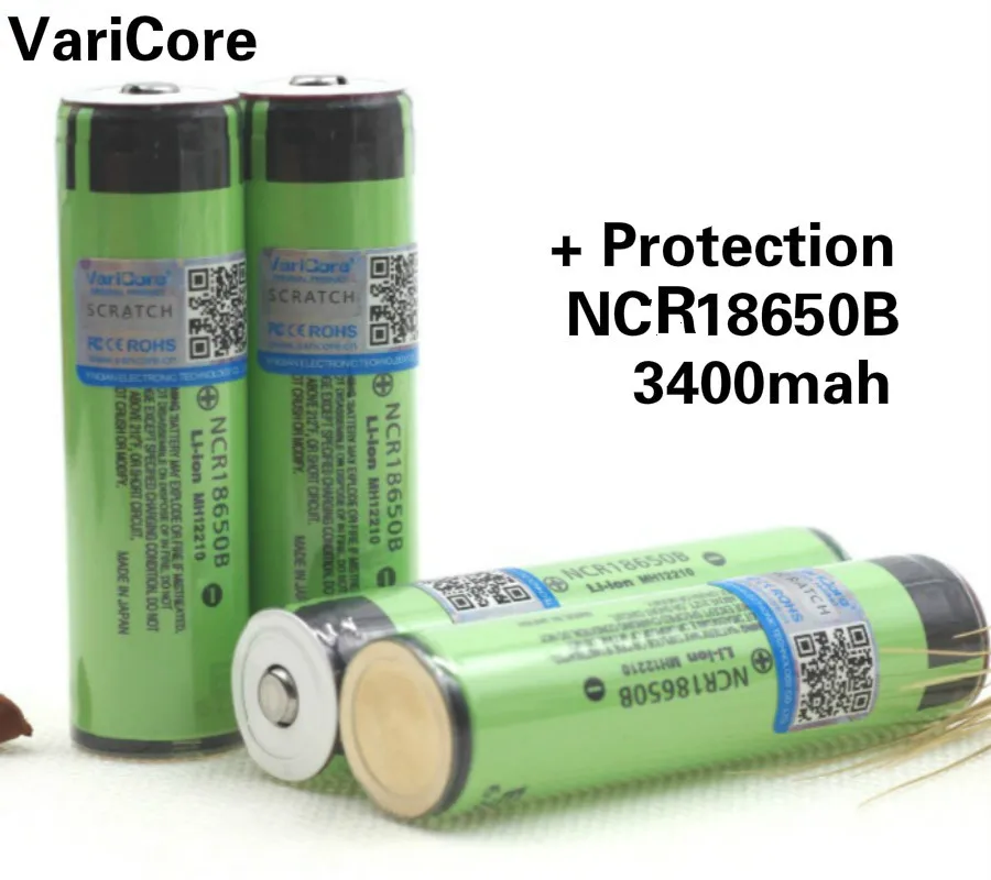 Литий-ионный аккумулятор для Panasonic NCR18650b 100% мАч 18650 В 1 шт. | Электроника