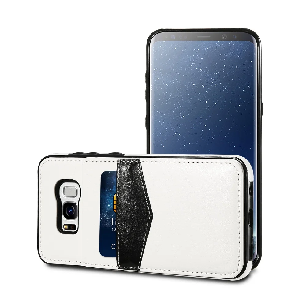 Sexy Kisscase ретро PU кожаный бумажник чехол для Samsung Galaxy S9 S9 Plus S8 S8 Plus Слот для карты плотная назад случаи для Samsung S7 S6 Edge For Samsung S9 S9 Plus S8 S8 Plus S7 S7 Edge S6 S6 Edge - Цвет: White