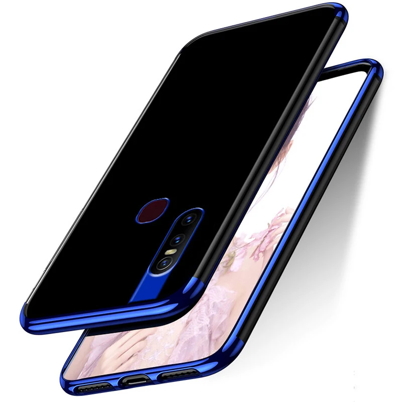 EXUNTON для Vivo V15 V15pro чехол бампер 15 Pro противоударный ультра тонкий прозрачный