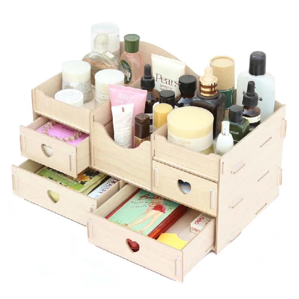 diy desk organiser office desk storage boxes lady jewellery storage boxes in storage boxes bins from home garden on aliexpresscom alibaba group