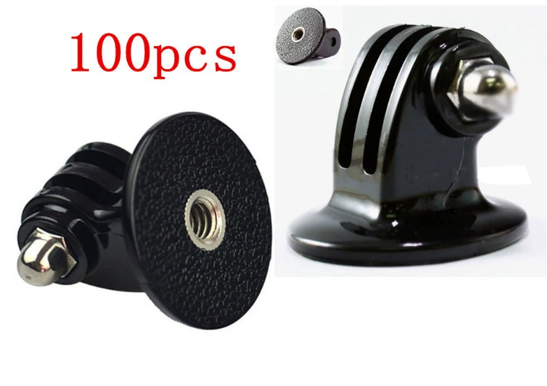 NEW 100PCS GoPro Tripods Mount Adapter For Hero HD Hero2 Hero3 Outdoor