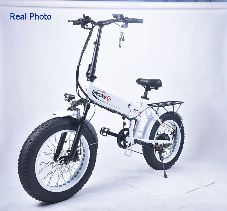 Flash Deal Electric bike 20" 4.0 inch Aluminum Foldable electric Bicycle 48V10.4A 350W Electric Fat Tire ebike Mountain/Snow Powerful ebike 29