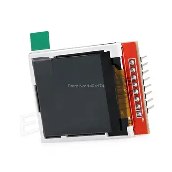 

WQScosea Q8S-236 1.44 Inch 1.44" Serial SPI 128X128 ST7735S Color TFT LCD Screen Module Display + Red Adapter Replace 5110 LCD