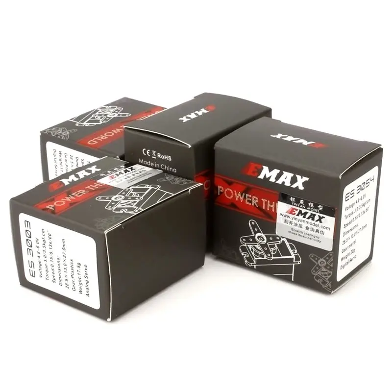 Emax ES3004 17g сервопривод металлическая Шестерня Модернизированная версия для