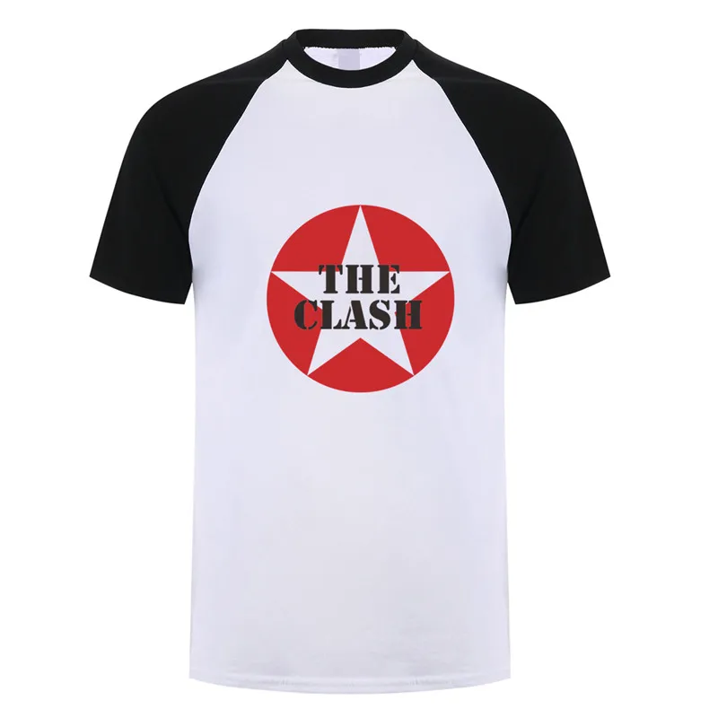 

Rock Band The Clash T Shirt Men Tops New Fashion Short Sleeve Music T-shirts Tees Mans Tshirt LH-064
