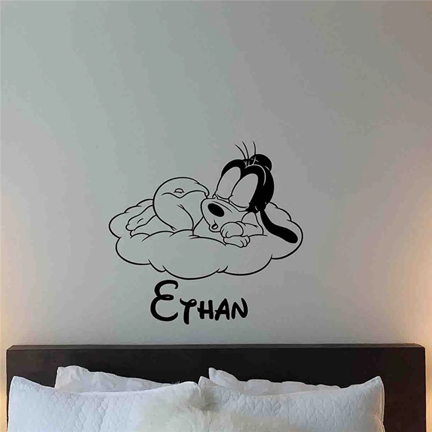 Personalized Goofy Wall Decal Baby Ideas Vinyl Sticker Living Room Home Bedroom Nursery Decor Art Cartoon Cute Wall Sticker D360
