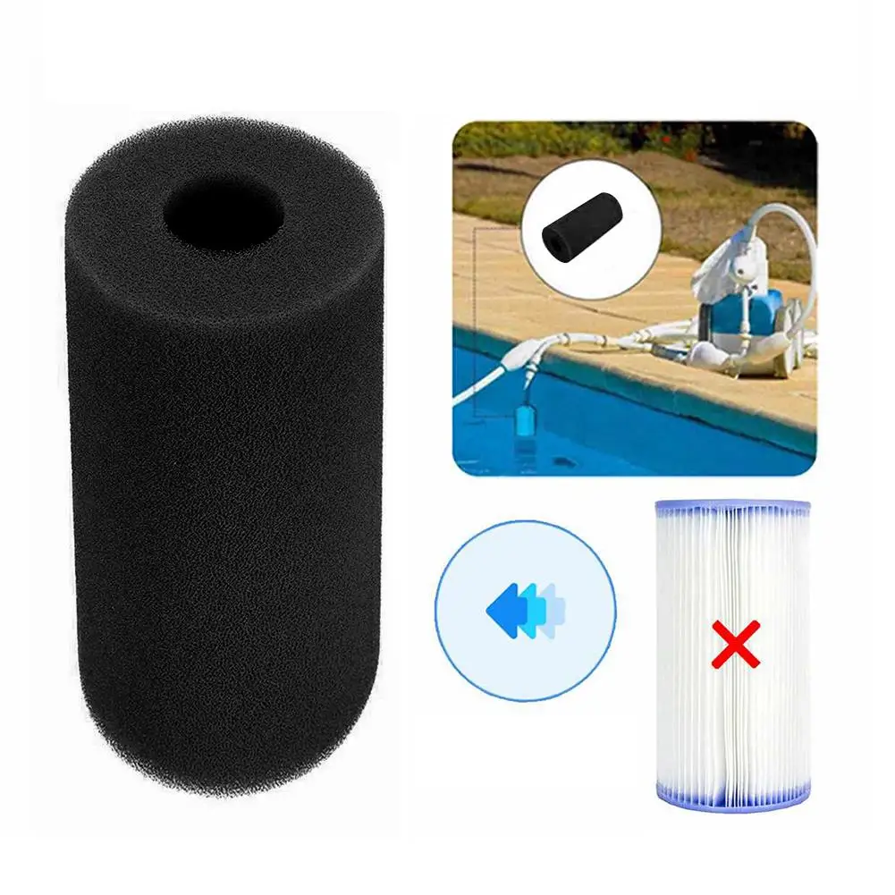 3 Sizes Swimming Pool Filter Foam Reusable Washable Sponge Cartridge Foam Suitable Bubble Jetted Pure SPA For Intex S1 Type