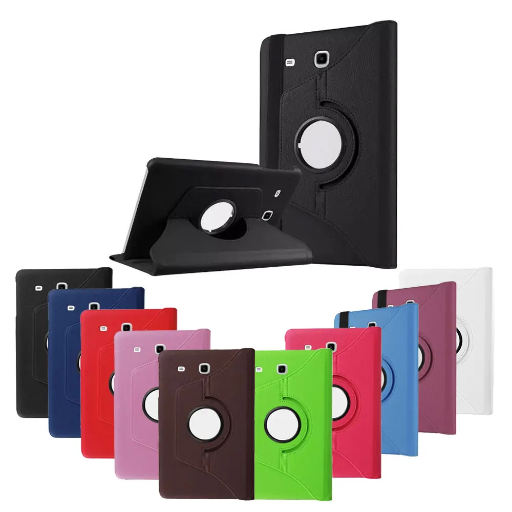 

for Samsung Galaxy Tab E T560 T561 Tablet Case 9.6 inch 360 Degree Rotating Colorful Stand Protective Tablet Cover for T560