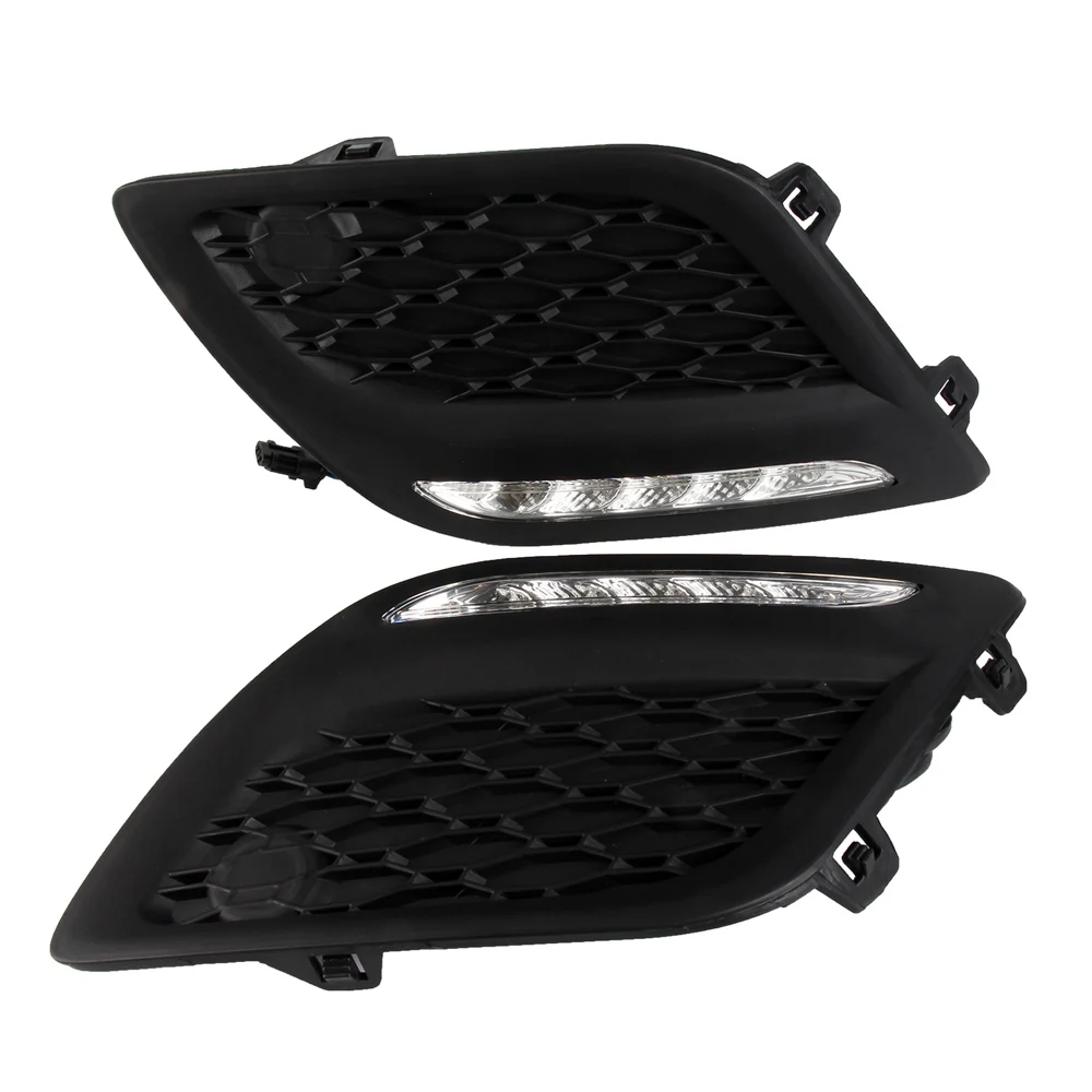 

NOVSIGHT White Auto Car LED Daytime Running Light DRL Driving Fog Lamp for VOLVO XC60 2010-2013 6000-6700K D30
