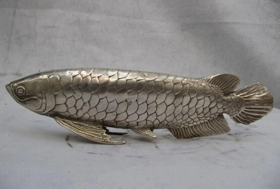 

song voge gem S0342 China White Copper Silver famous Money wealth Surplus year after year carp Fish