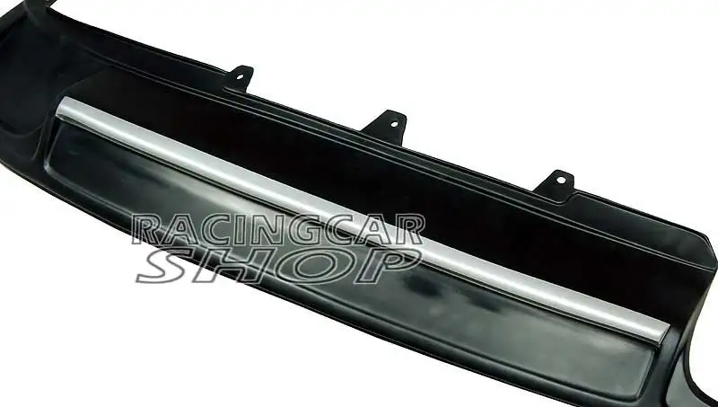 PU Rear Diffuser Lip S4 Look Spoiler For Audi A4 B8 Non-Sline Non-S4 Bumper