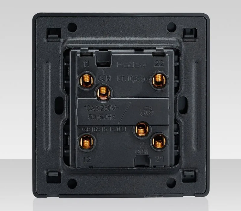 Interruptor de Luz, Tomada de Alta Qualidade, 1-4 Gang, 10A, 250V