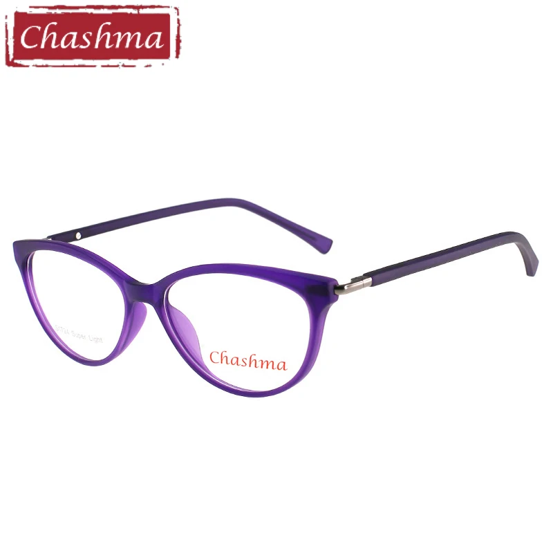 Чашма бренд кошачий глаз Стекло es lentes opticos mujer мода TR90 высокое качество Оптическое стекло es рамки для женщин рецепт Стекло - Цвет оправы: Purple