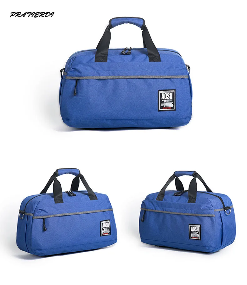 Flax Cotton Large Size Gym Bag For Men And Women Fitness Training Sports Handbag Solid Color Traveling Shoulder Bag