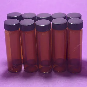 

40ML Amber Reagent Bottle,Sample,Penicillin Vials,With PP Screw Lid,10PCS/LOT