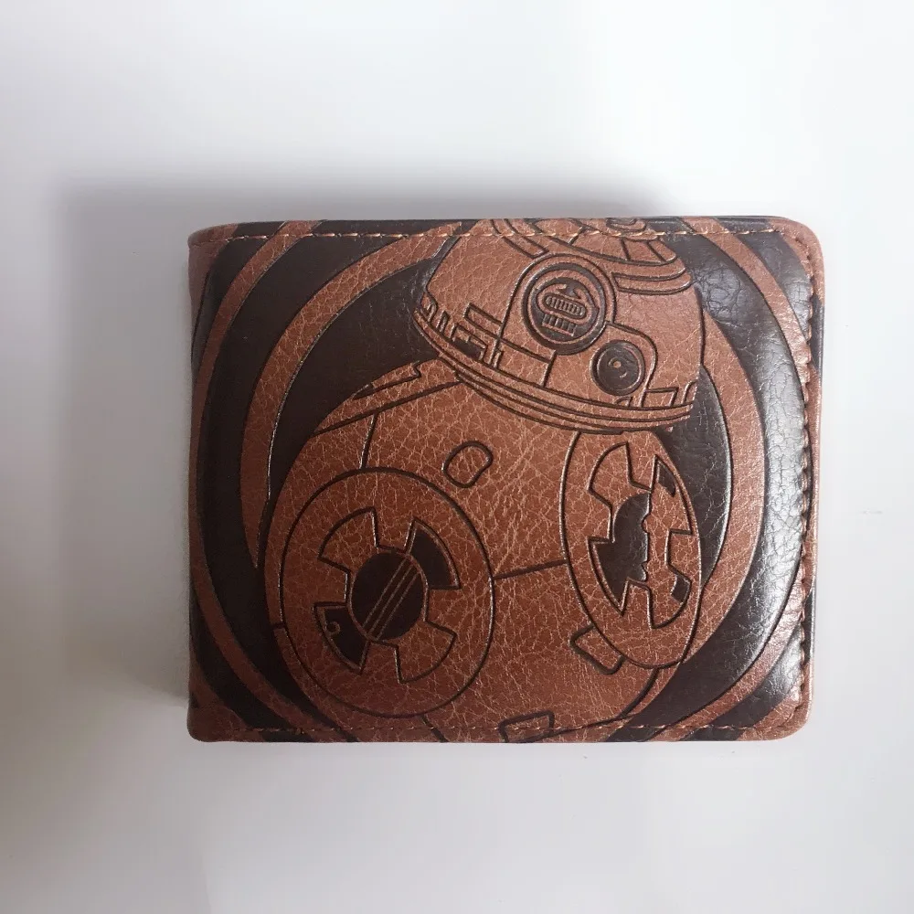 

2018 New Star Wars Men Short Wallet Cartoon Anime Starwar-stick Movie Hero Purse Dollar Bags Casual Leather Wallets W1258Y