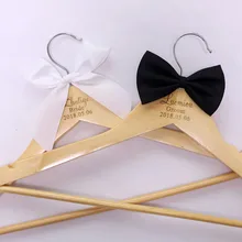 5 шт. в партии, индивидуальный логотип, деревянная Свадебная невеста, жених, подружка невесты, подарки, индивидуальная вешалка