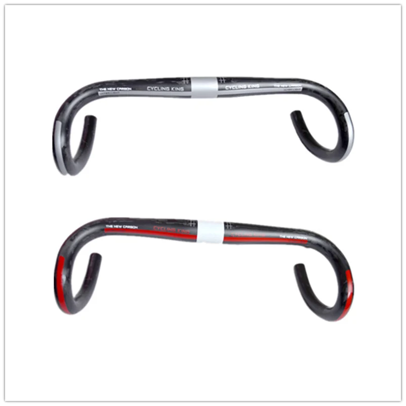 

FREE SHIPPING cycling king full Carbon road bike handlebar bent bar Bicycle parts suplight 176g 400/420/440*31.8mm