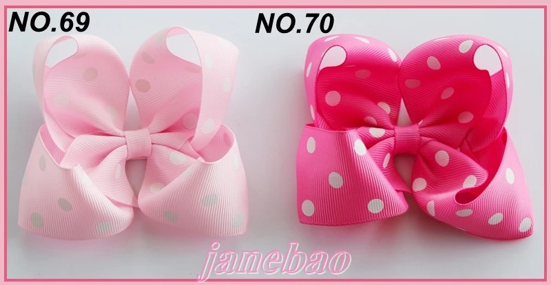 

free shipping Newests 300pcs 4'' fashion Boutique hair bows Girl ABC hair clips print ribbon bows-B