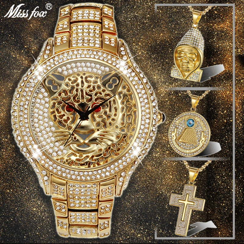 cubic zirconia iced out watch
