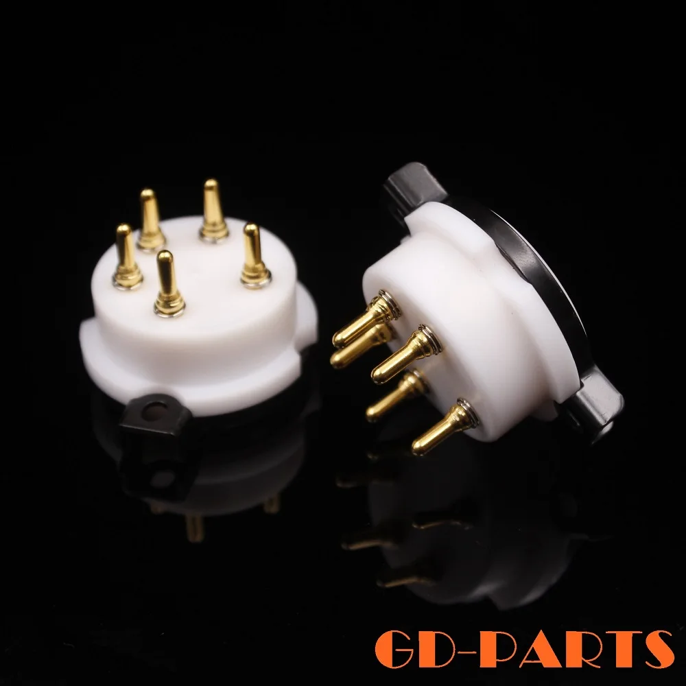 EIZZ 5pin PTFE вакуумная трубка Розетка База для WE311 56 807 FU 7 WE272A FD422 24K позолоченные