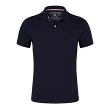 Мужские рубашки поло из хлопка высокого качества, рубашки с коротким рукавом, деловые повседневные однотонные летние спортивные майки для гольфа, тенниса, черные рубашки