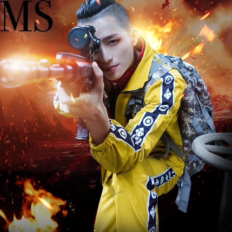  PUBG Sweater pants Playerunknown's Battlegrounds Cosplay Costume Coat Yellow Sportswear Suits Jacke