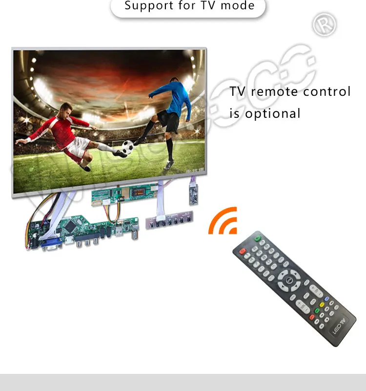 B154EW02 V2 15," TFT lcd 1280*800 Дисплей с HDMI LVDS AV USB tv левый и правый канал управления драйвер платы для портативных ПК